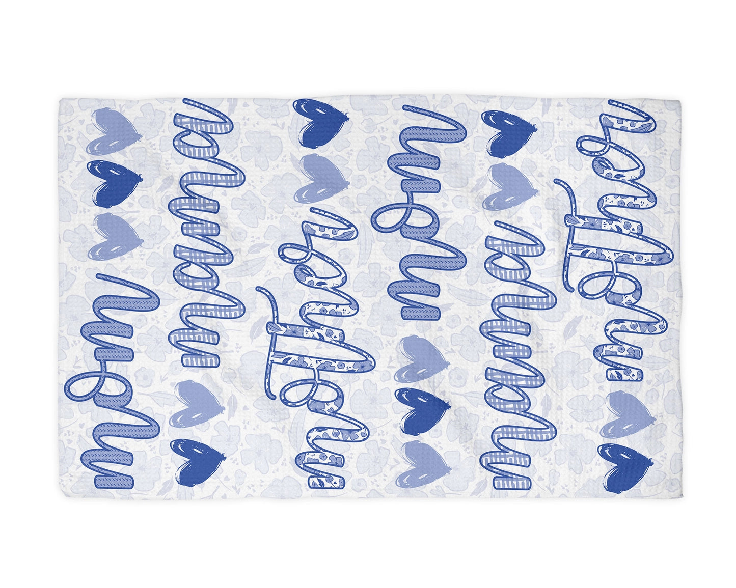 Mother/Mom Chinoiserie Waffle Weave Towel - NY Gift Boutique