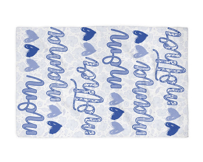 Mother/Mom Chinoiserie Waffle Weave Towel - NY Gift Boutique