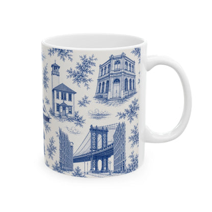 Dumbo Toile De Jouy Chinoiserie Ceramic Mug