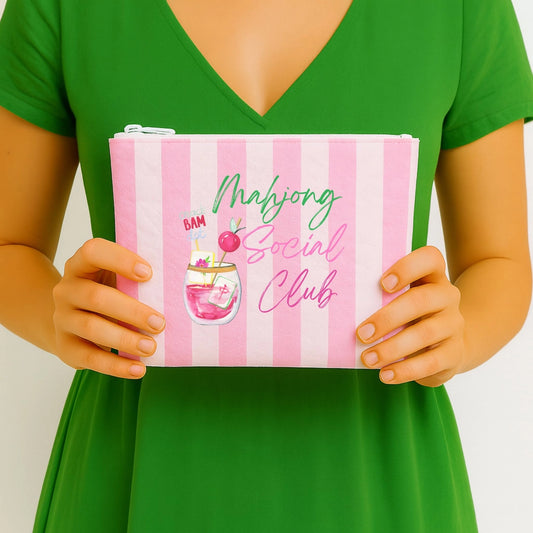 Mahjong Social Club Pouch