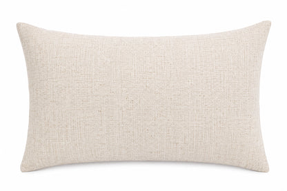 Embroidered Pine Branch & Red Bow Throw Pillow