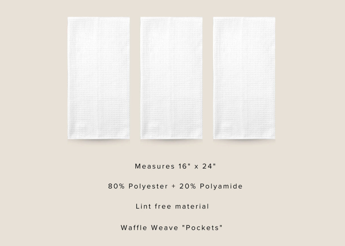 Christmas Cookie Kitchen Waffle Weave Tea Towel