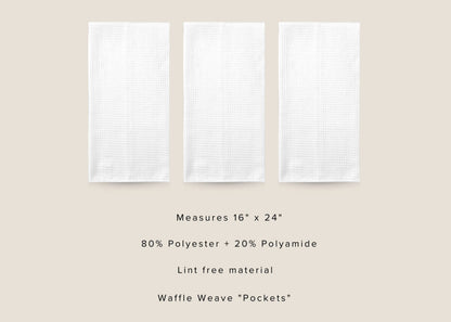 Christmas Cookie Kitchen Waffle Weave Tea Towel