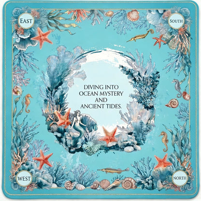 Blue Ocean Acrylic American Mahjong Set - NY Gift Boutique
