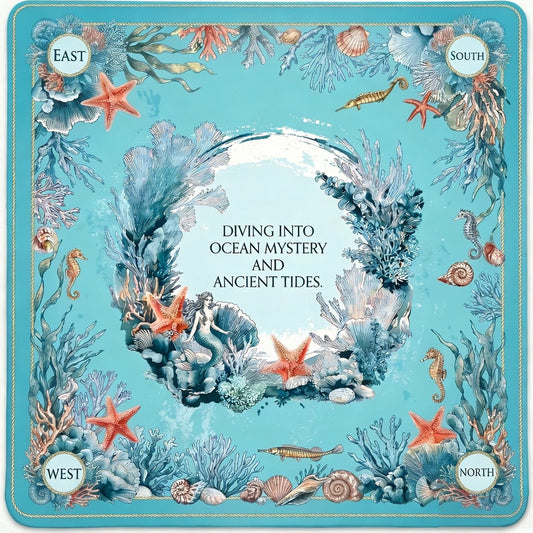 Blue Ocean Acrylic American Mahjong Set - NY Gift Boutique