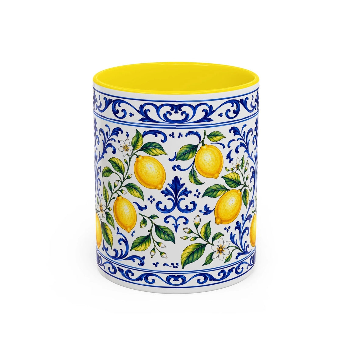 Little Italy Amalfi Blue & Lemon 11oz Mug