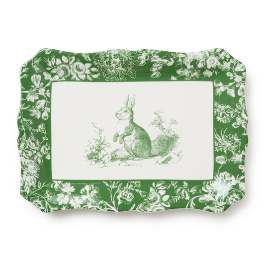 Le Jardin Rectangular Platter 14in X 10in