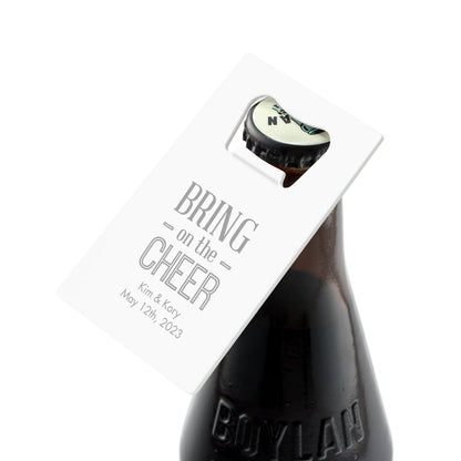 Custom Metal Credit Card Bottle Opener - Trendy Sayings - NY Gift Boutique