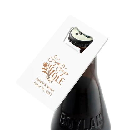 Custom Metal Credit Card Bottle Opener - Trendy Sayings - NY Gift Boutique