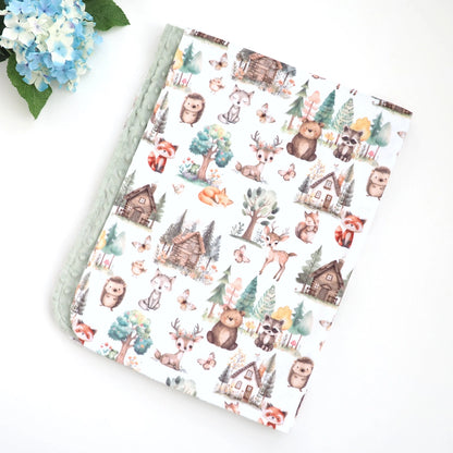 Woodsy Woodland - Minky Blanket