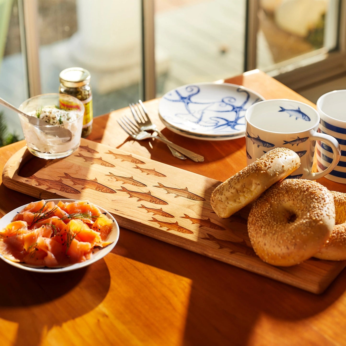 School of Fish Serving Board