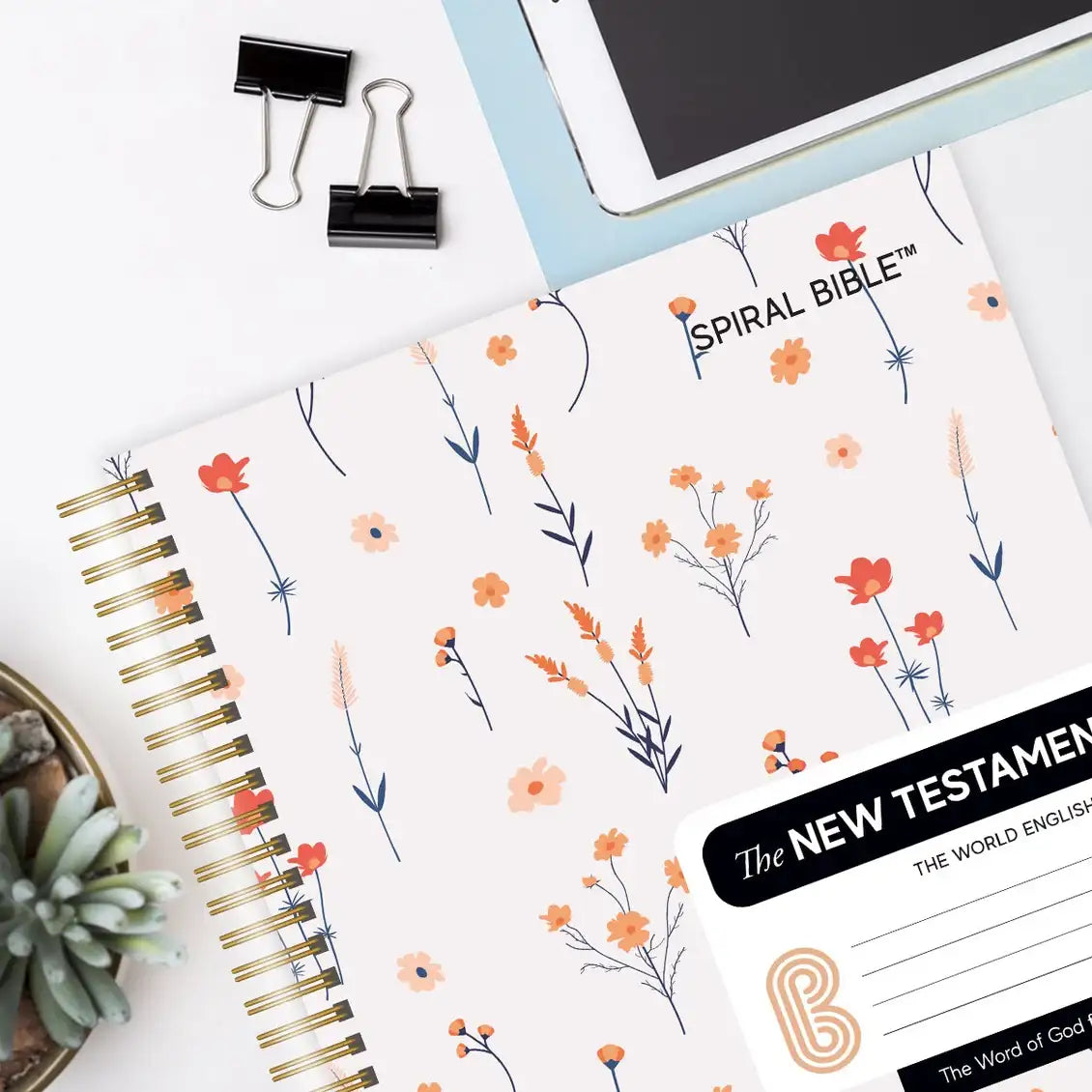 Spiral Bible™ - Web - New Testament - Floral