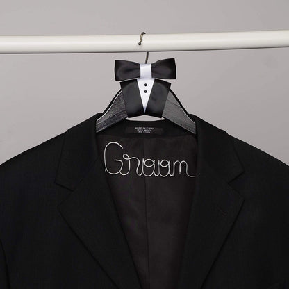 Groom Tux Wedding Hanger