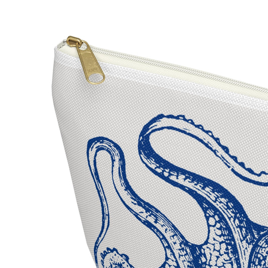 Blue Octopus Accessory Bag