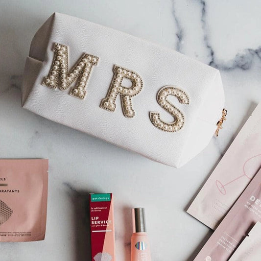 Mrs. Bridal Beauty Cosmetics Pouch