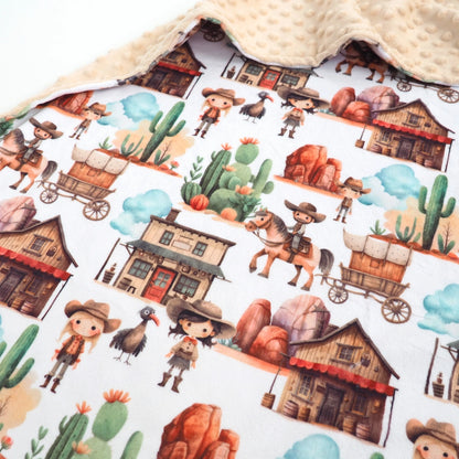 West Adventure - Minky Blanket