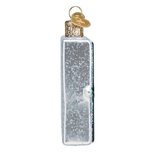 Lite-Brite Christmas Tree Glass Ornament