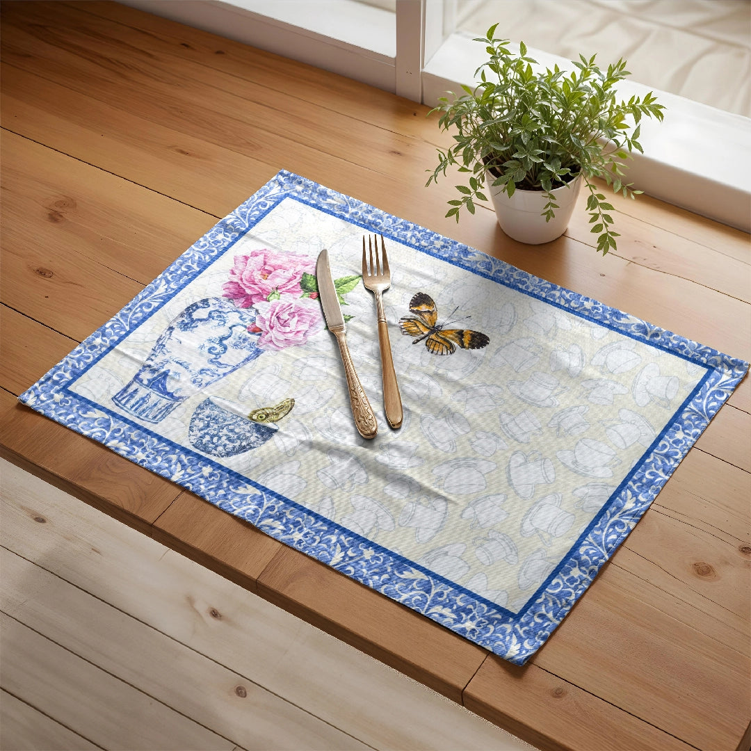 Canton - Placemats 100% Cotton 13" X 19" - Set of 4