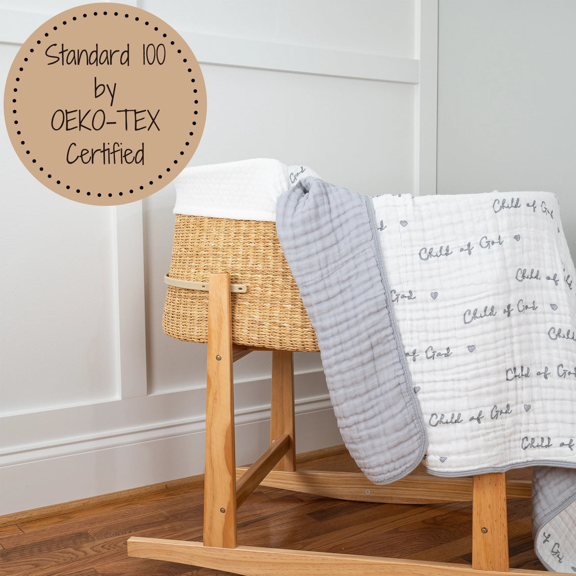 Child of God Baby Toddler Muslin Blanket