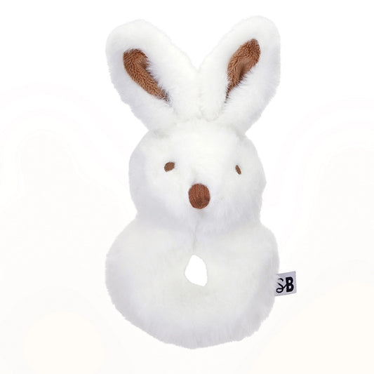 Swaddles with Plush Rattle - Pink Woodland