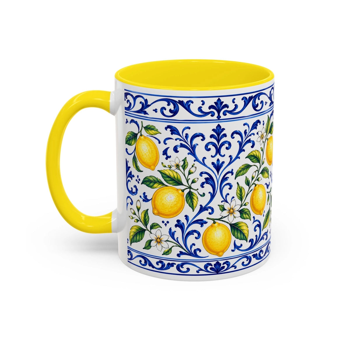 Little Italy Amalfi Blue & Lemon 11oz Mug
