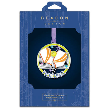 Pickleball Brass Ornament