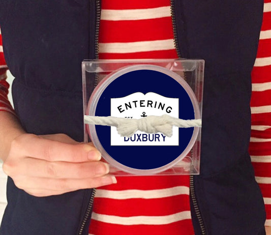 Custom Entering Town Acrylic Coaster Set of 4