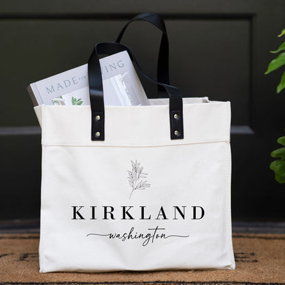Foliage Location Custom Market Tote - NY Gift Boutique