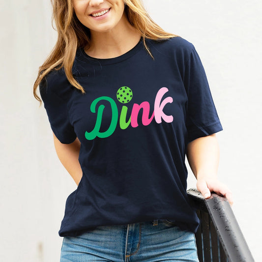 Multicolor Dink Pickleball T-Shirt