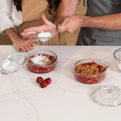 Libbey 2pc Casserole Dishes with Lids
