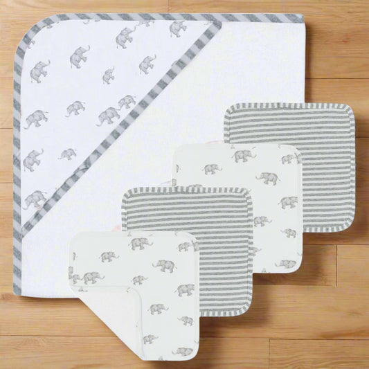 5pc Bath Gift Set - Elephant Heritage