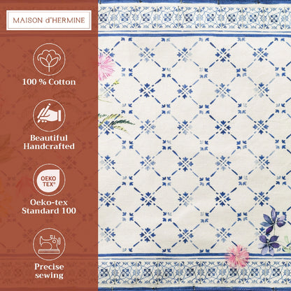 Faience - Placemats 100% Cotton 13" X 19" - Set of 4
