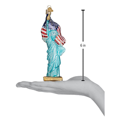 Statue of Liberty Blown Glass Ornament