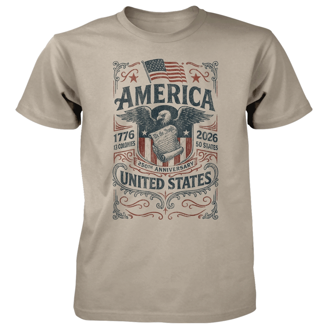 Americana Eagle 250 - Cotton T-Shirt