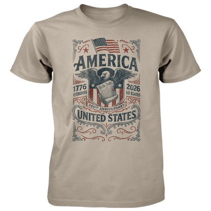Americana Eagle 250 - Cotton T-Shirt