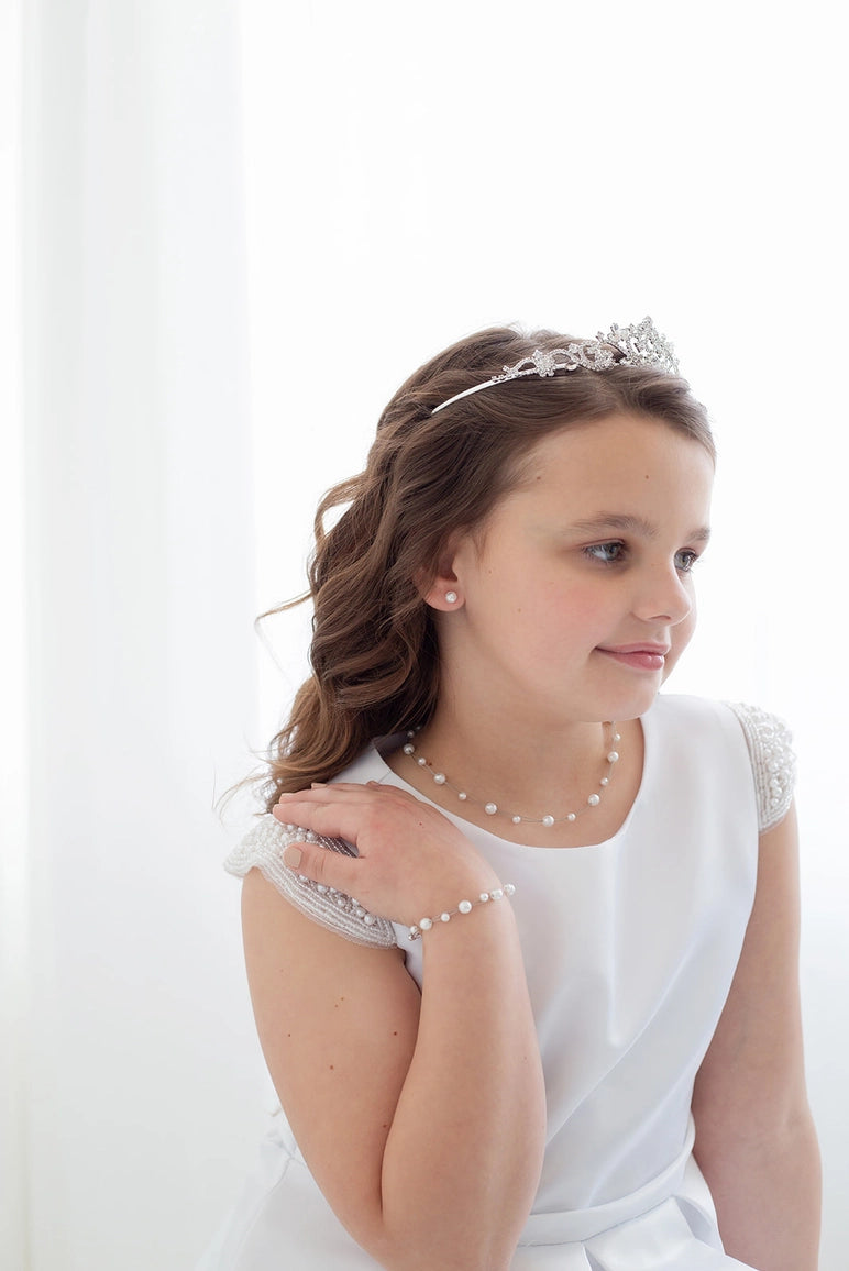 Marah Flower Girl / First Communion Tiara - NY Gift Boutique