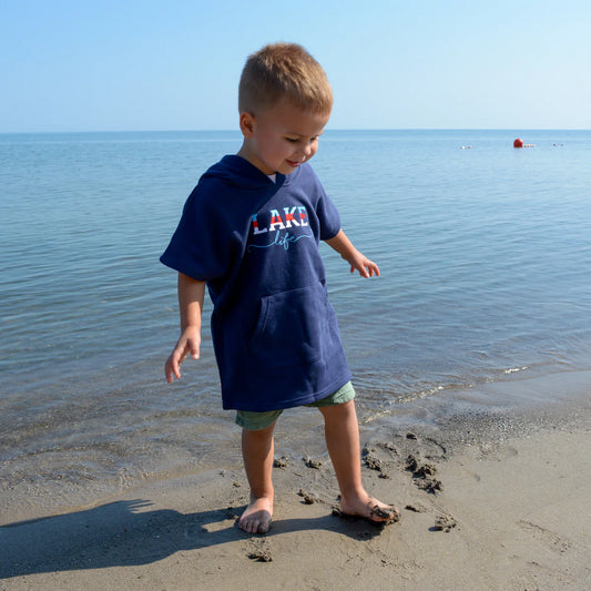 Lake Life - Hooded French Terry Cover Up (1T-3T)
