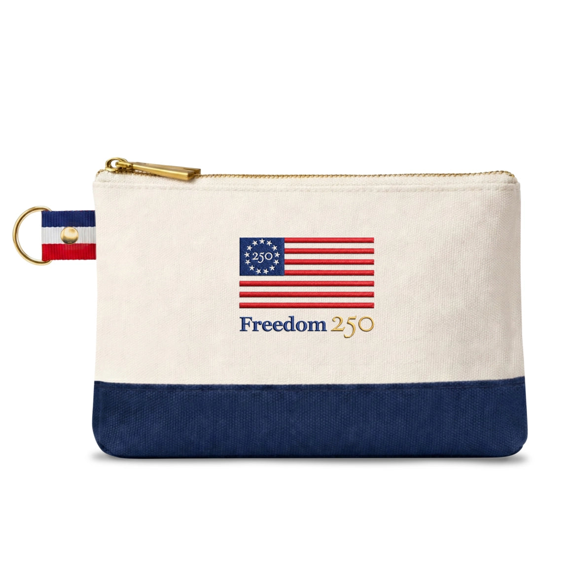 Freedom 250 Canvas Pouch Bag - Officially Licensed - NY Gift Boutique