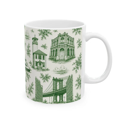Dumbo Toile De Jouy Chinoiserie Ceramic Mug