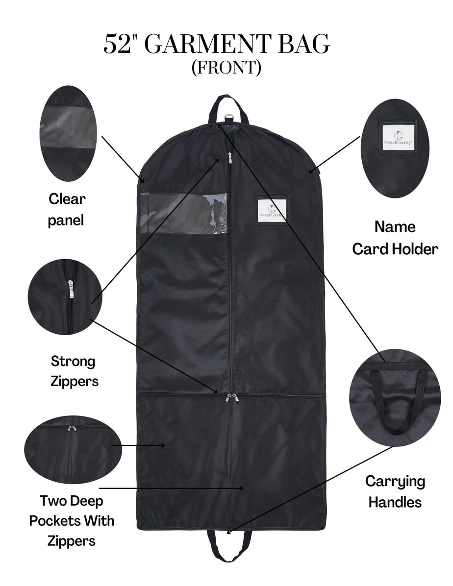 52" Waterproof Garment Bag (No Accessory Pouch)