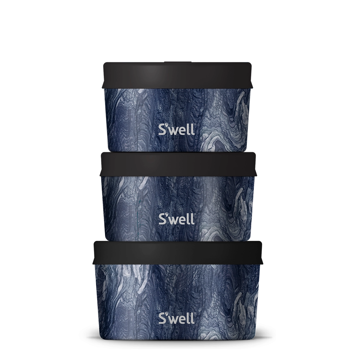 Azurite Marble Food Canister Set - NY Gift Boutique