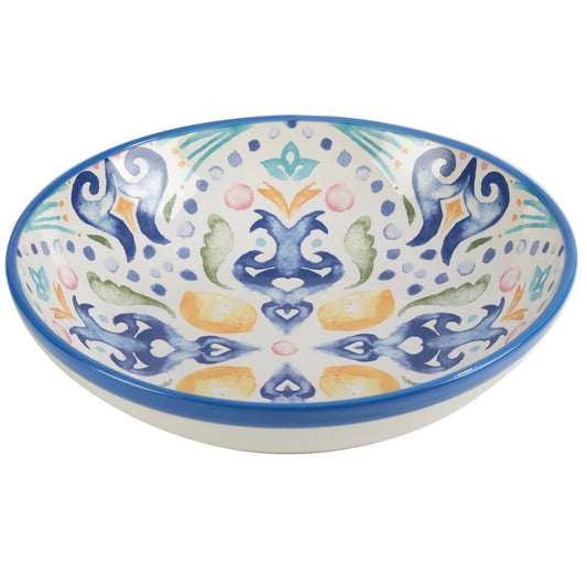 Lemonade Ceramic Serving Pasta Bowl 13in X 3in