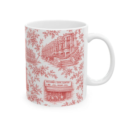 Park Slope Toile De Jouy Chinoiserie Ceramic Mug