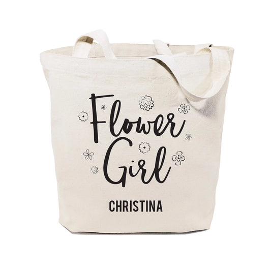 Flower Girl Personalized Canvas Tote Bag