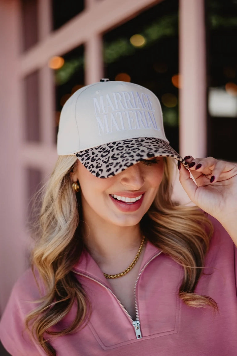 Marriage Material Two-Toned Trucker Hat - NY Gift Boutique