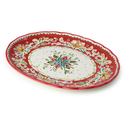 Provence Ceramic Oval Platter 16in X 12in