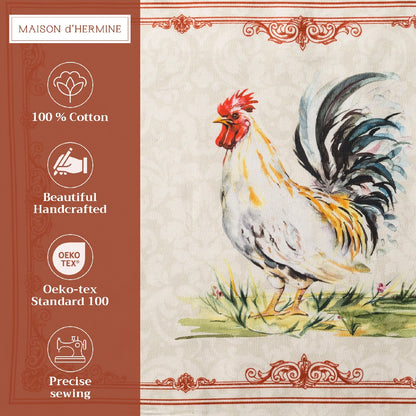 Campagne - Placemats 100% Cotton 13" X 19" - Set of 4