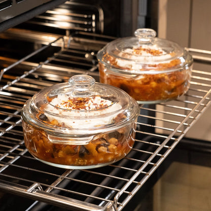 Libbey 2pc Casserole Dishes with Lids