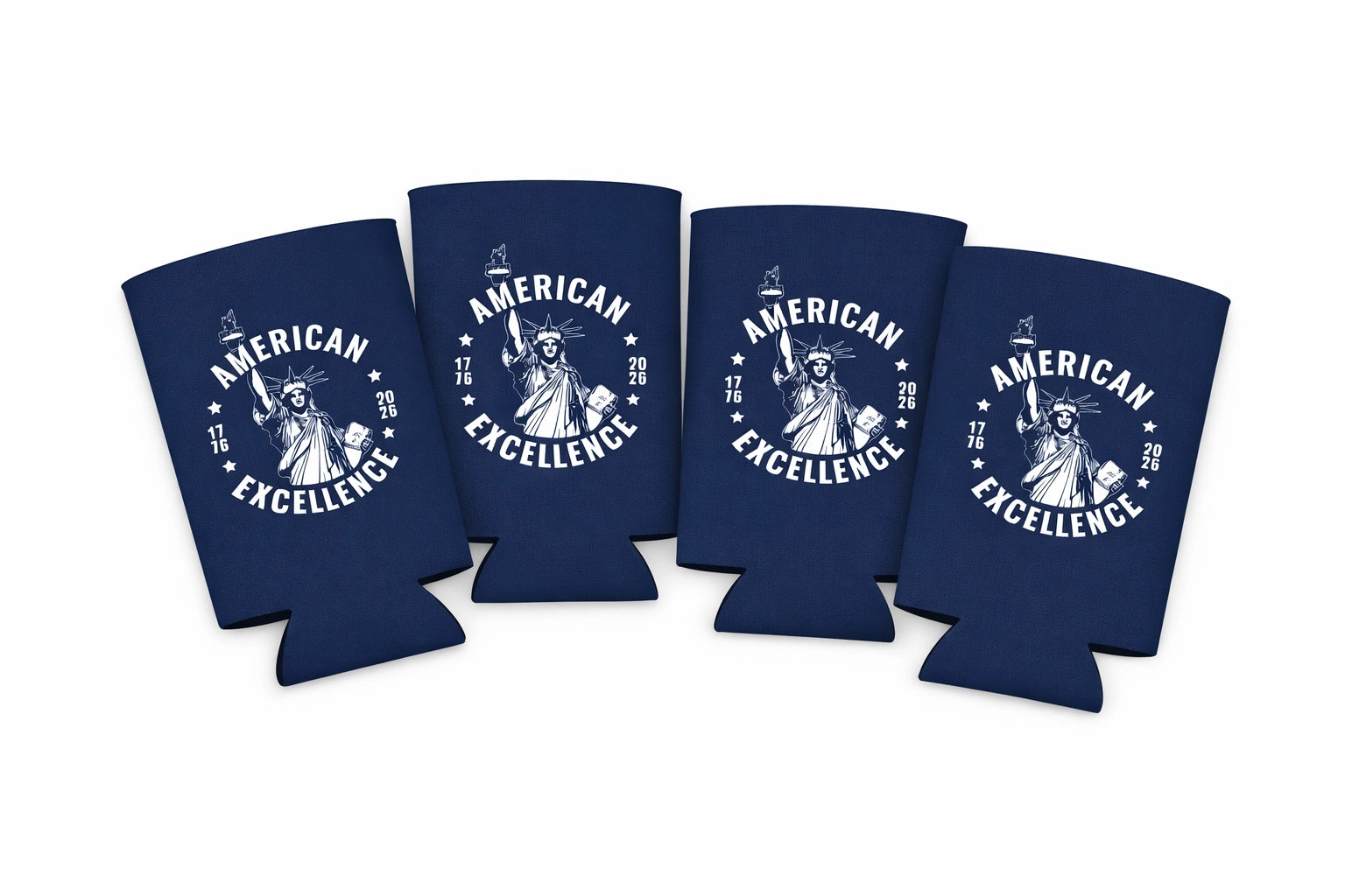 America 250 Officially Licensed Can Coolers Set of 4 - NY Gift Boutique