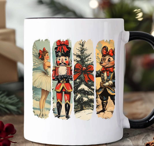 Ballet and Nutcracker Christmas 12oz Mug
